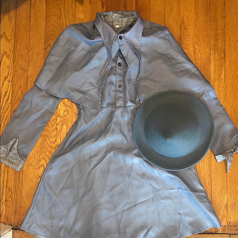 Replica XS Fleur Delacour Harry Potter Costume w cape  w authentic hat and wand